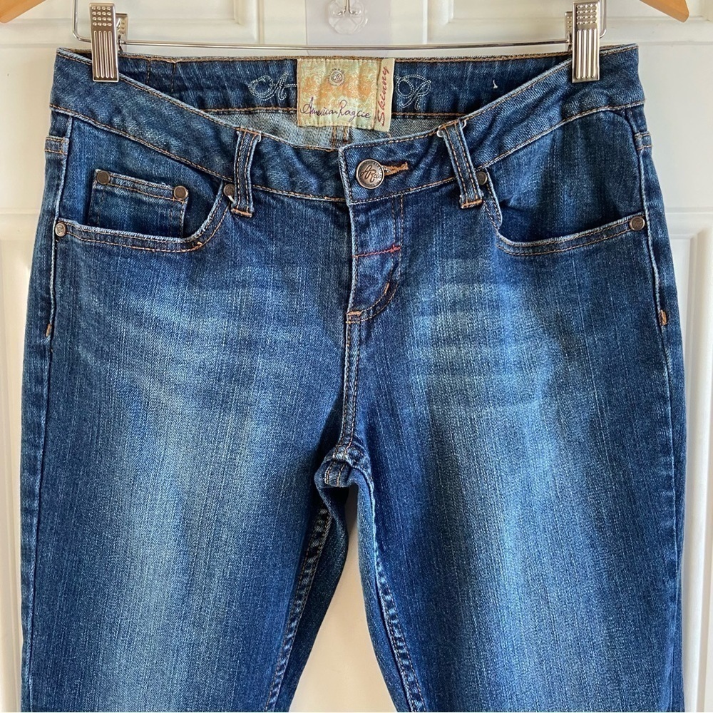 American Rag Mid Rise Skinny Jeans Size 9 - Picture 3 of 10